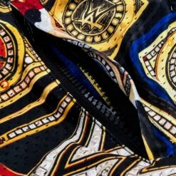 SP X WWE Championship Belts Mesh Mens Shorts (Gold/Blue) -Nike || ADIDAS || Jordan Clothing Shop 072b9900c4247436640914af930c7471