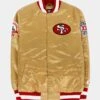 San Francisco 49ers Letterman Jacket Mens Jacket (Gold/Red) -Nike || ADIDAS || Jordan Clothing Shop 07ea45b067bb96015462acc7d3170a93