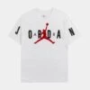 Jordan Air Stretch Mens Short Sleeve Shirt (White) -Nike || ADIDAS || Jordan Clothing Shop 08ce253e5c03a1758ca858ed8891e70a
