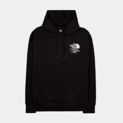 The North Face Graphic Injection Mens Hoodie (Black) Free Shipping