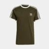 ADIDAS Adicolor 3 Stripe Mens Short Sleeve Shirt (Green) -Nike || ADIDAS || Jordan Clothing Shop 0e199f58a967d8fe14c9dd354ad86f1f