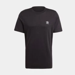 ADIDAS Trefoil Essentials Mens Short Sleeve Shirt (Black)