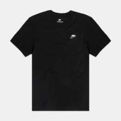 Nike NSW Club Mens Short Sleeve Shirt (Black)