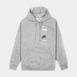 Nike Club Fleece+ Pullover Mens Hoodie (Grey)
