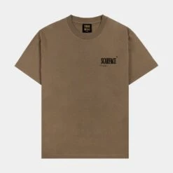 SP X Scarface Day At The Office Mens Short Sleeve Shirt (Brown)