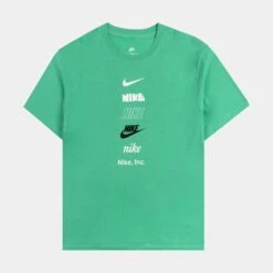 Nike Club+ Logo Mens Short Sleeve Shirt (Teal)