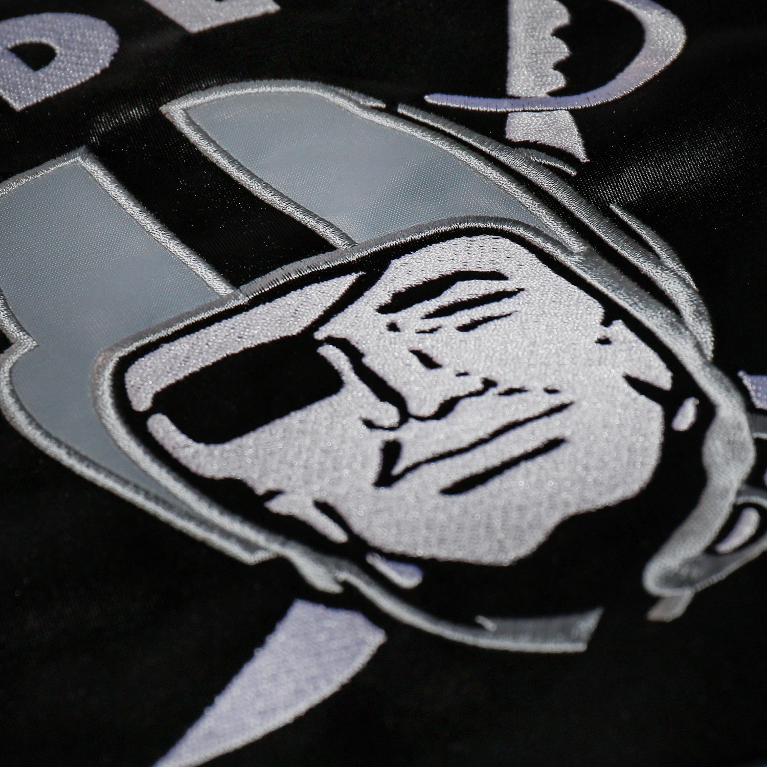 Raiders Letterman Jacket Mens Jacket (White/Black) 5 Raiders Letterman Jacket Mens Jacket (White/Black) - Image 3