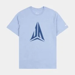 Nike JA Morant Mens Short Sleeve Shirt (Blue)