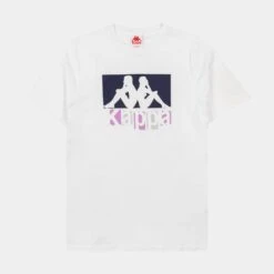 Kappa Authentic Palabra Mens Short Sleeve Shirt (White)