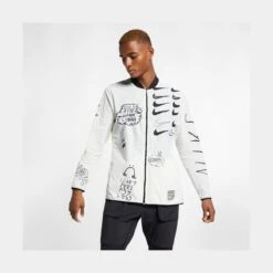 Nike Nathan Bell Printed Running Mens Jacket (White)