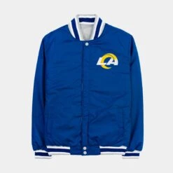 Los Angeles Rams Reversible Letterman Mens Jacket (Blue/Grey) -Nike || ADIDAS || Jordan Clothing Shop 5541934c109a33582b7a2327e43be7c7