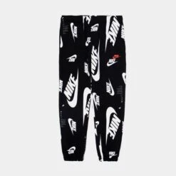 Nike Club Swoosh Fleece Mens Pants (Black)