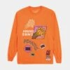 Mitchell & Ness Phoenix Suns Sidewalk Sketch Mens Long Sleeve Shirt (Orange) -Nike || ADIDAS || Jordan Clothing Shop 66628078f9826a98ef990244e36f81eb