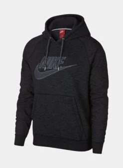 Nike Sportswear Legacy GX Mens French Terry Pullover Hoodie (Black)