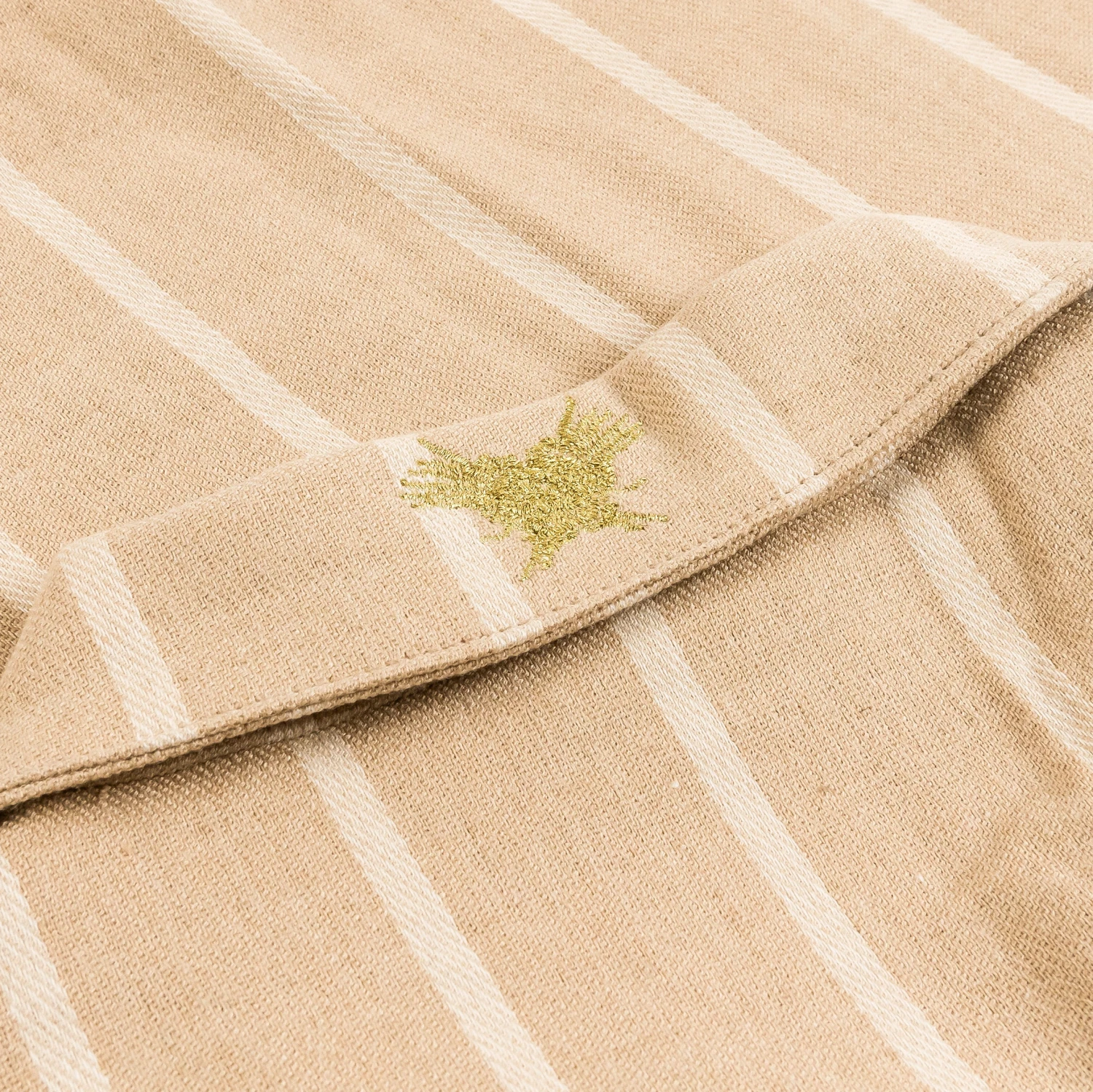 SP X Bruce Lee Premium Mens Short Sleeve Shirt (Beige) 5 SP X Bruce Lee Premium Mens Short Sleeve Shirt (Beige) - Image 3