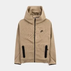 Nike NSW Tech Fleece Windrunner Mens Hoodie (Beige)