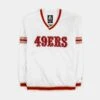 Shoe Palace Exclusive San Francisco 49ers Varsity Mens Jacket (White)