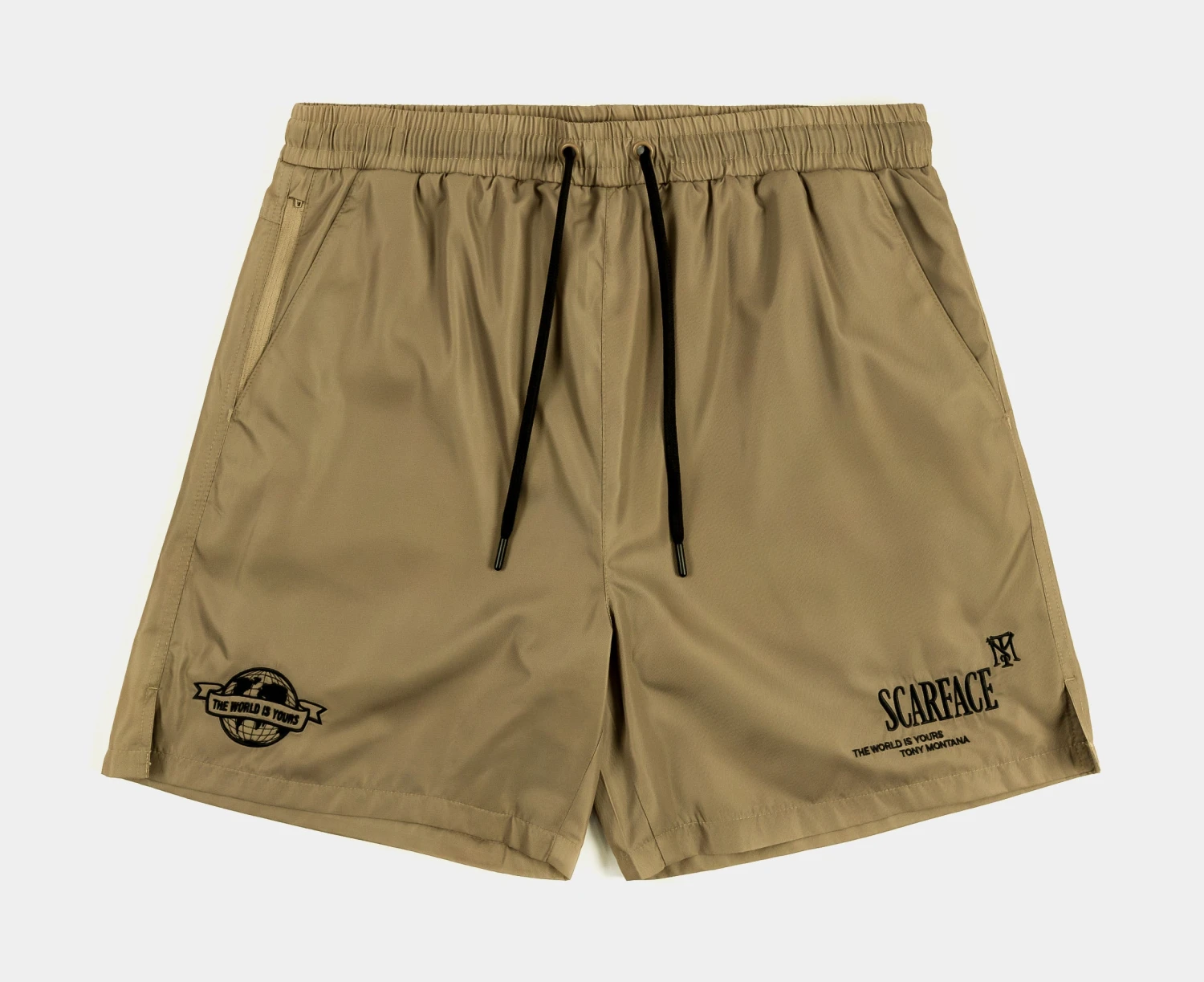 SP X Scarface Hybrid Mens Shorts (Brown) 3 SP X Scarface Hybrid Mens Shorts (Brown)