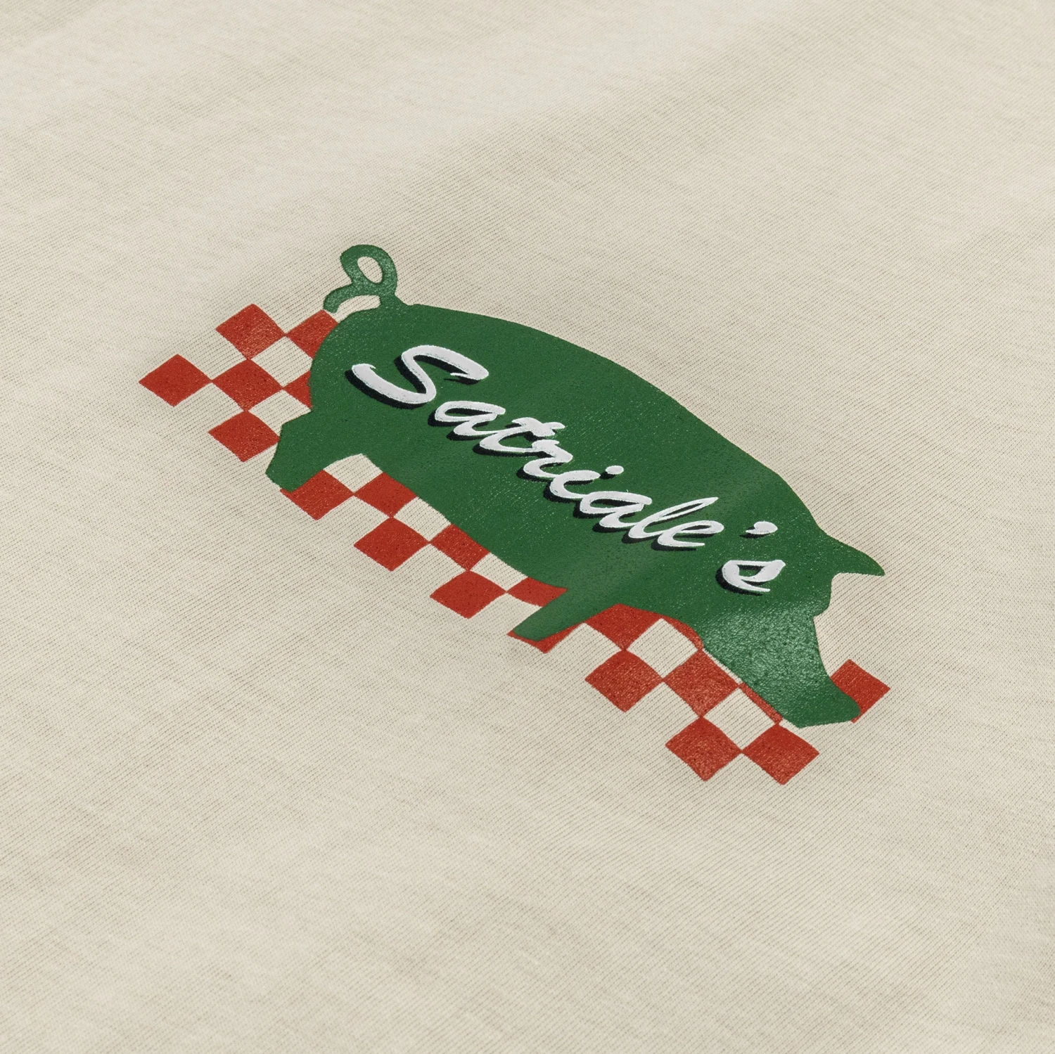 SP X The Sopranos Pork Store Mens Short Sleeve Shirt (Beige) 5 SP X The Sopranos Pork Store Mens Short Sleeve Shirt (Beige) - Image 3