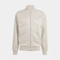 ADIDAS Graphics Monogram SST Track Mens Jacket (Beige)