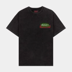 SP X The Sopranos Pork Store Mens Short Sleeve Shirt (Black)