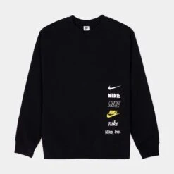 Nike Club + BB Mlogo Mens Crew (Black)