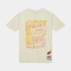Mitchell & Ness Miami Heat Sidewalk Sketch Mens Short Sleeve Shirt (Beige/Pink) -Nike || ADIDAS || Jordan Clothing Shop b0e1dad0ae32f6f51e9aea05a277190b