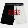 SP X Scarface Split Mesh Mens Shorts (Black/White) -Nike || ADIDAS || Jordan Clothing Shop b18378c99cb5e022a07820a6b1cfab15