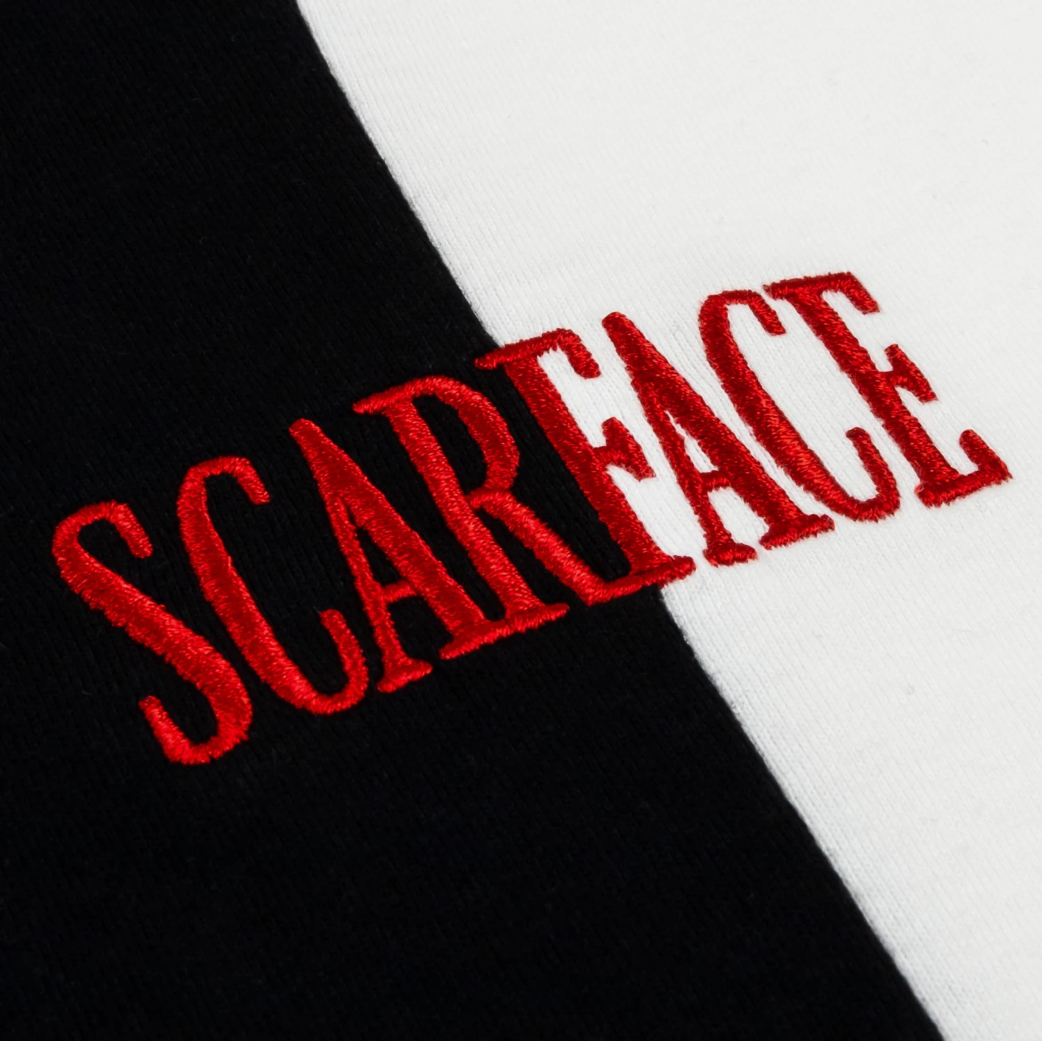 SP X Scarface Split Mens Tank Top (Black/White) 4 SP X Scarface Split Mens Tank Top (Black/White) - Image 3