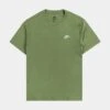 Nike NSW Club Mens Short Sleeve Shirt (Green) -Nike || ADIDAS || Jordan Clothing Shop bc6d1c306e2d02d0baefcaee7c0749f0