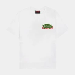 SP X The Sopranos Pork Store Mens Short Sleeve Shirt (White)