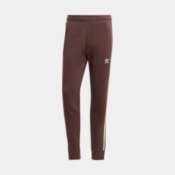 ADIDAS Essentials 3 Stripes Mens Pants (Brown)