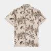 Desert Woven Rayon Mens Short Sleeve Shirt (Beige) -Nike || ADIDAS || Jordan Clothing Shop c6f7f8094c104c0c81a80d55bf2db901