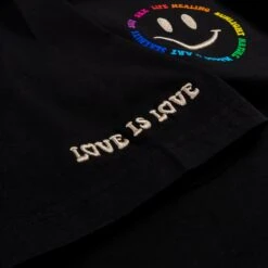 SP X Gilbert Baker Love Is Love Mens Short Sleeve Shirt (Black) -Nike || ADIDAS || Jordan Clothing Shop c7f41ed28781c67f616a6f7ec9954bda