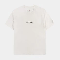 Jordan Air EMB Mens Short Sleeve Shirt (Beige)