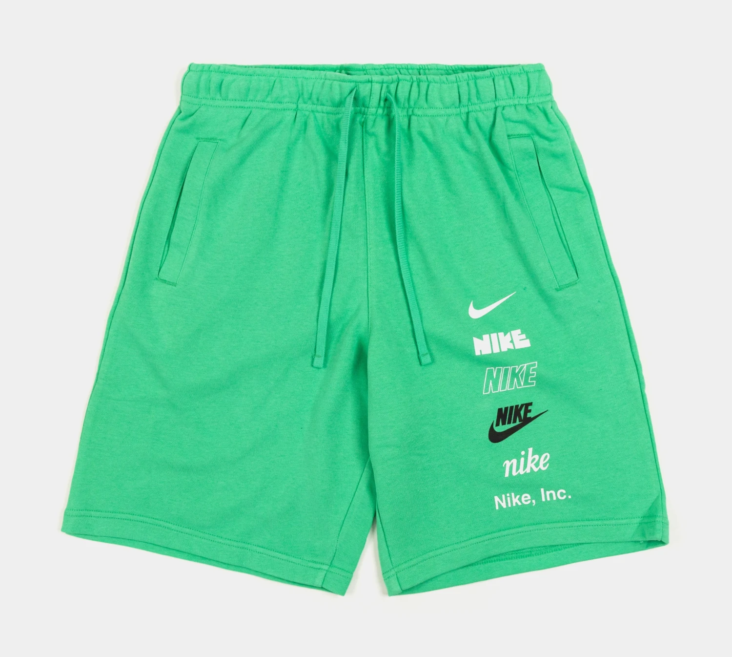 Nike Club + MLogo Fleece Mens Shorts (Green) 3 Nike Club + MLogo Fleece Mens Shorts (Green)
