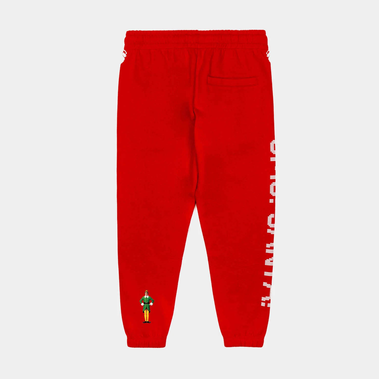 SP X Elf OMG! Santa Joggers Mens Pants (Red) 4 SP X Elf OMG! Santa Joggers Mens Pants (Red) - Image 2