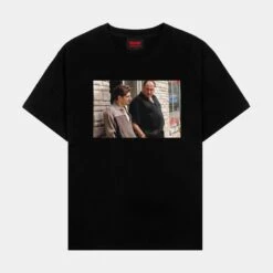 SP X The Sopranos Chrissy & Tony Mens Short Sleeve Shirt (Black)