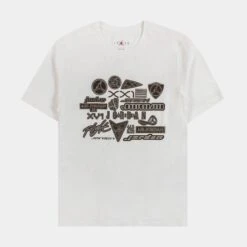 Jordan Brand GFX Mens Short Sleeve Shirt (Beige)